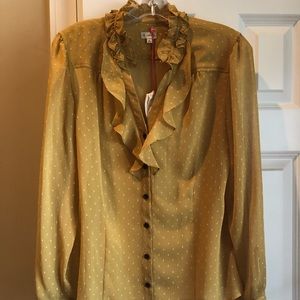NWT Cremieux blouse.